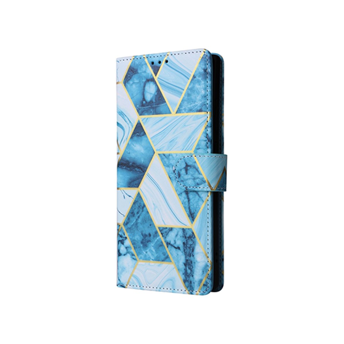 Samsung Galaxy S24 Ultra - UNIQ&trade; Marble Læder Etui - Ocean