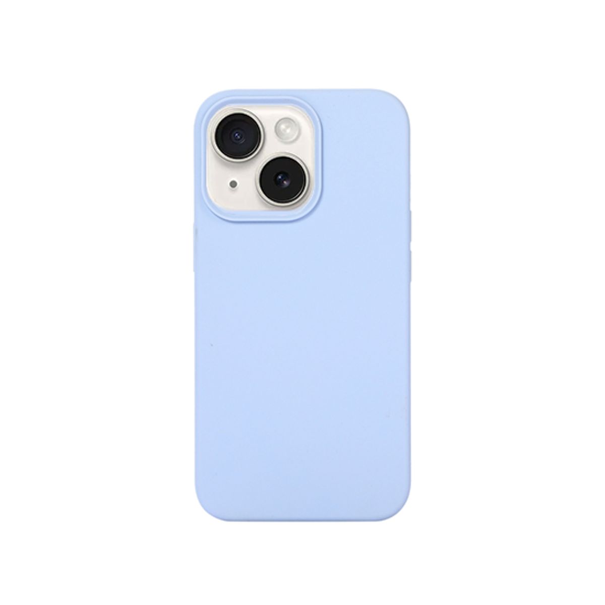 iPhone 15 Plus - DeLX&trade; Pastel Silikone Cover - Mineral Blue