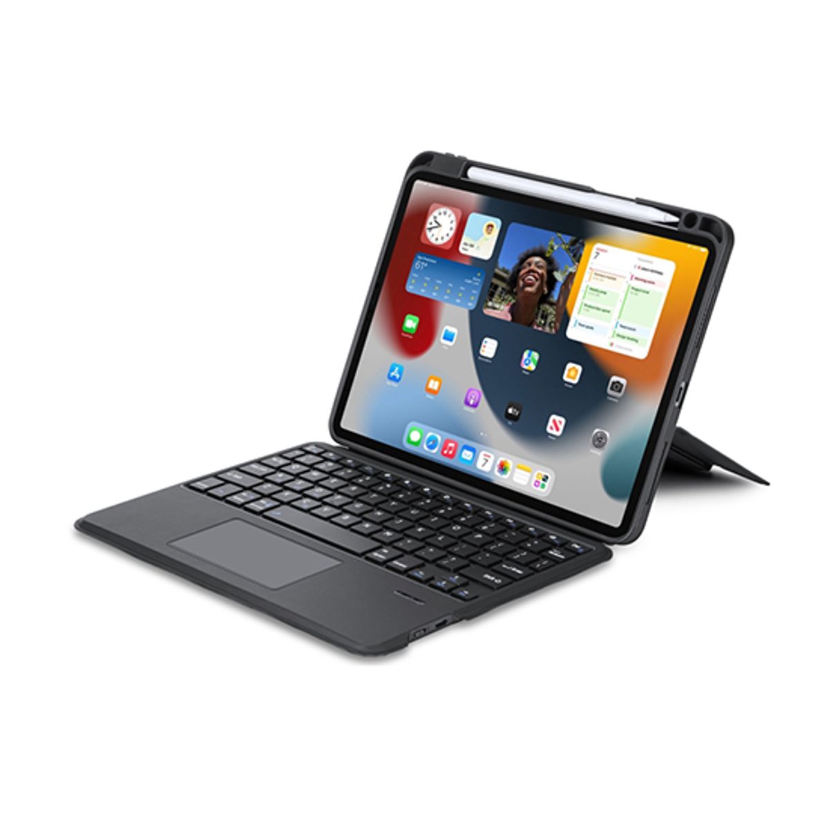 iPad Air 11" (2024) - DUX DUCIS&trade; Cover M. Magnetisk Trådløs Tastatur - Sort