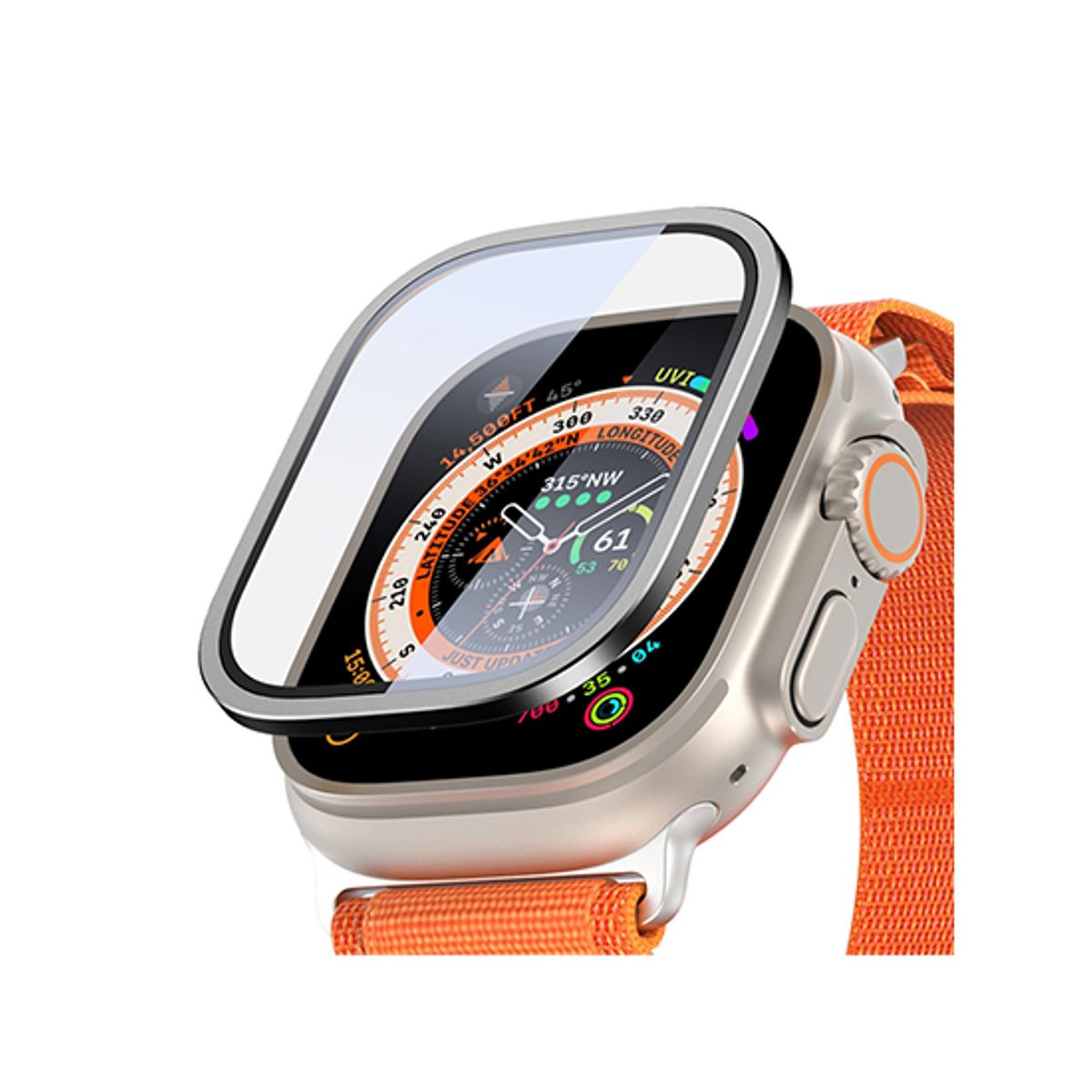 Apple Watch Ultra 1/2 (49mm) - DUX DUCIS® 2-i-1 Skærmbeskyttelse