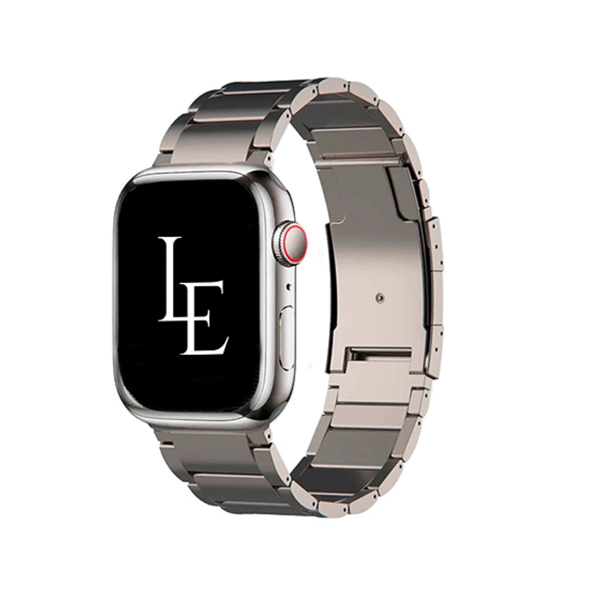 Apple Watch (38/40/SE/41/42mm) - L'Empiri&trade; X37 Ægte Titanium Rem - Natural