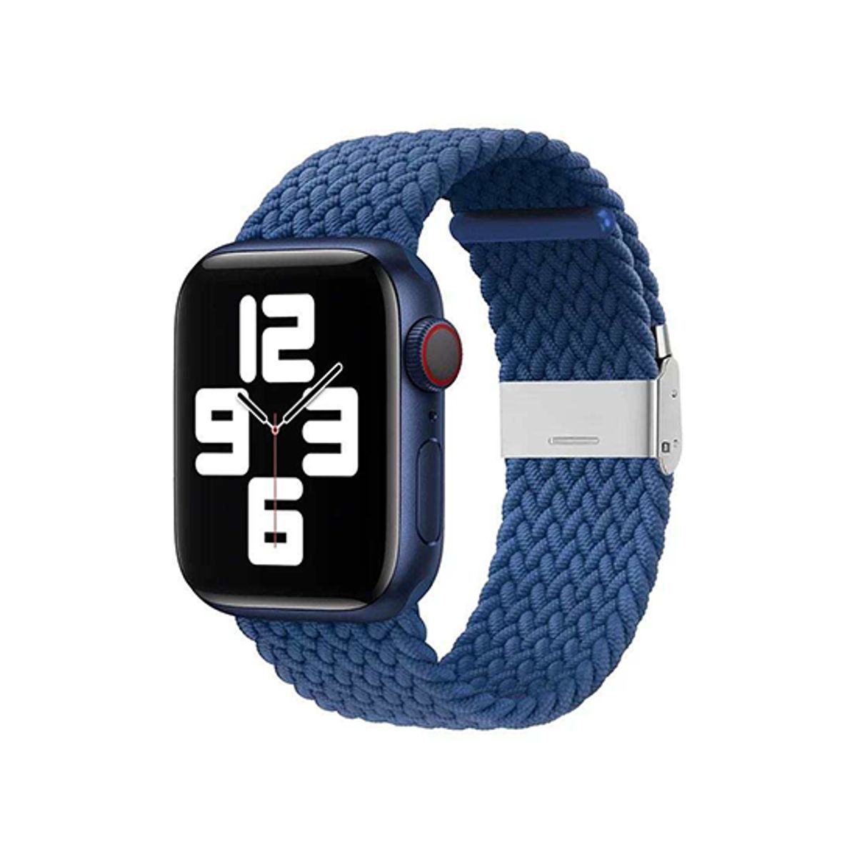 Apple Watch (38/40/SE/41/42mm) - Deluxe&trade; Flettet Nylon Rem - Navy