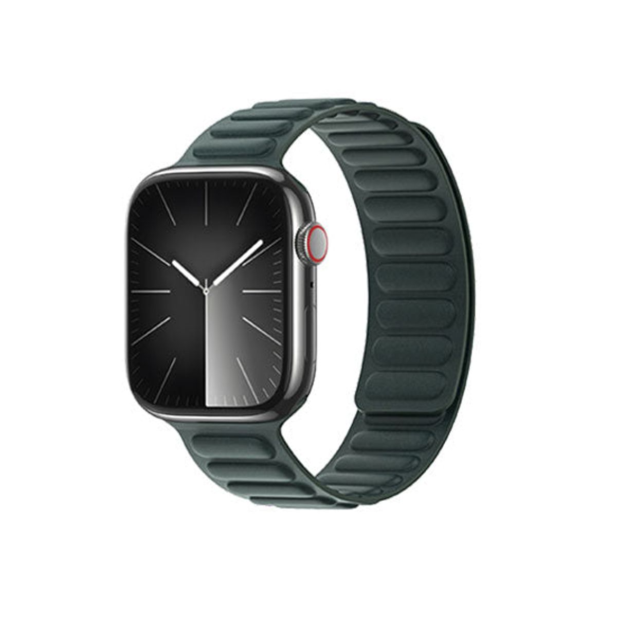 Apple Watch (38/40/SE/41/42mm) - DUX DUCIS® Twill Magnetisk Rem - Evergreen