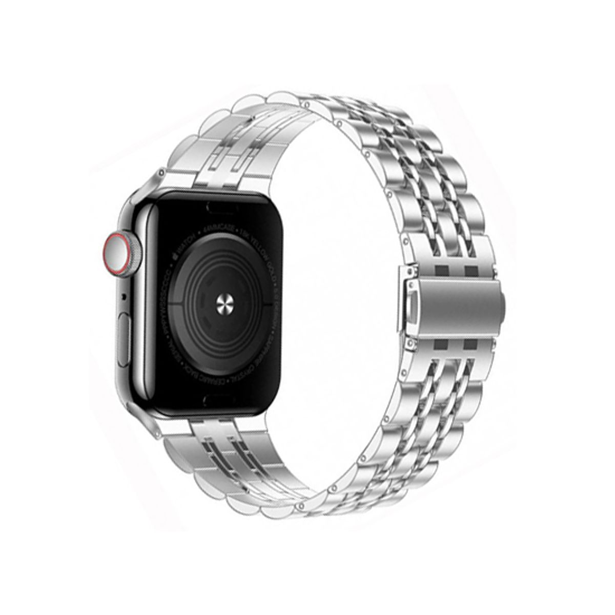 Apple Watch (38/40/SE/41/42mm) - Butterfly Stål Urlænke - Sølv