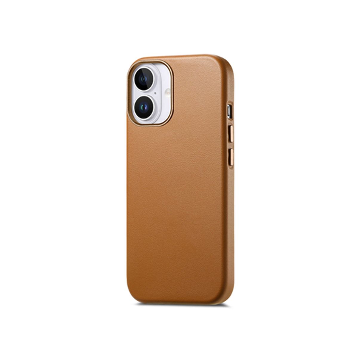 iPhone 16 Plus - DeLX® Læder Cover - MagSafe Kompatibel - Brun