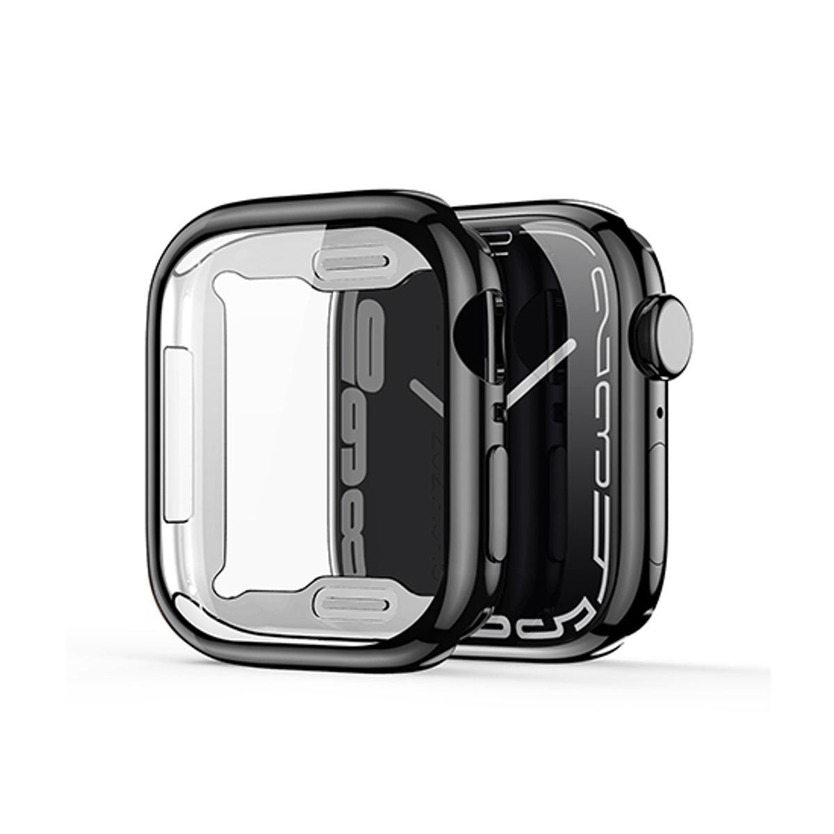 Apple Watch (38/40/42/44mm) - DeLX&trade; 360° M-Plating Cover - Sort