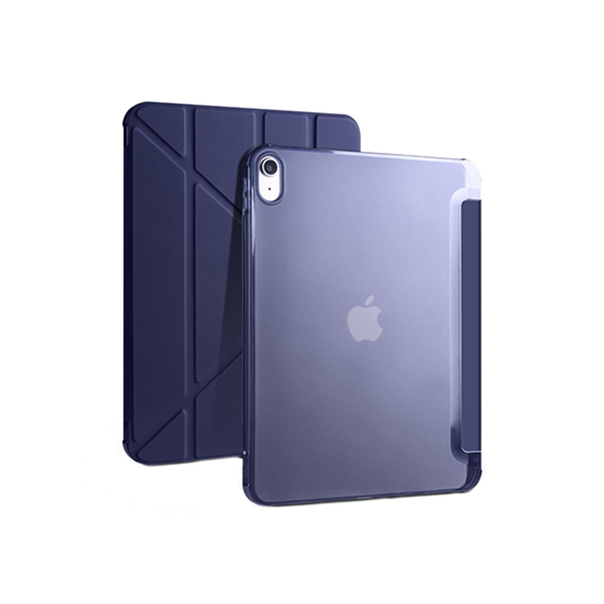 iPad 10.9" 2022 (10th gen) - LUX&trade; Multi-Fold Silikone Cover - Navy