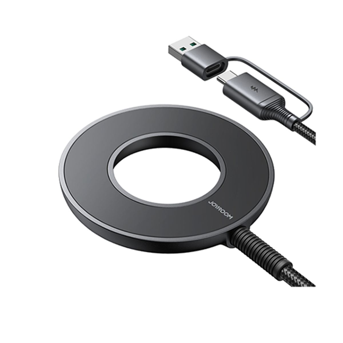 JOYROOM&trade; Magnetisk Trådløs Oplader M. MagSafe - 15W - Sort