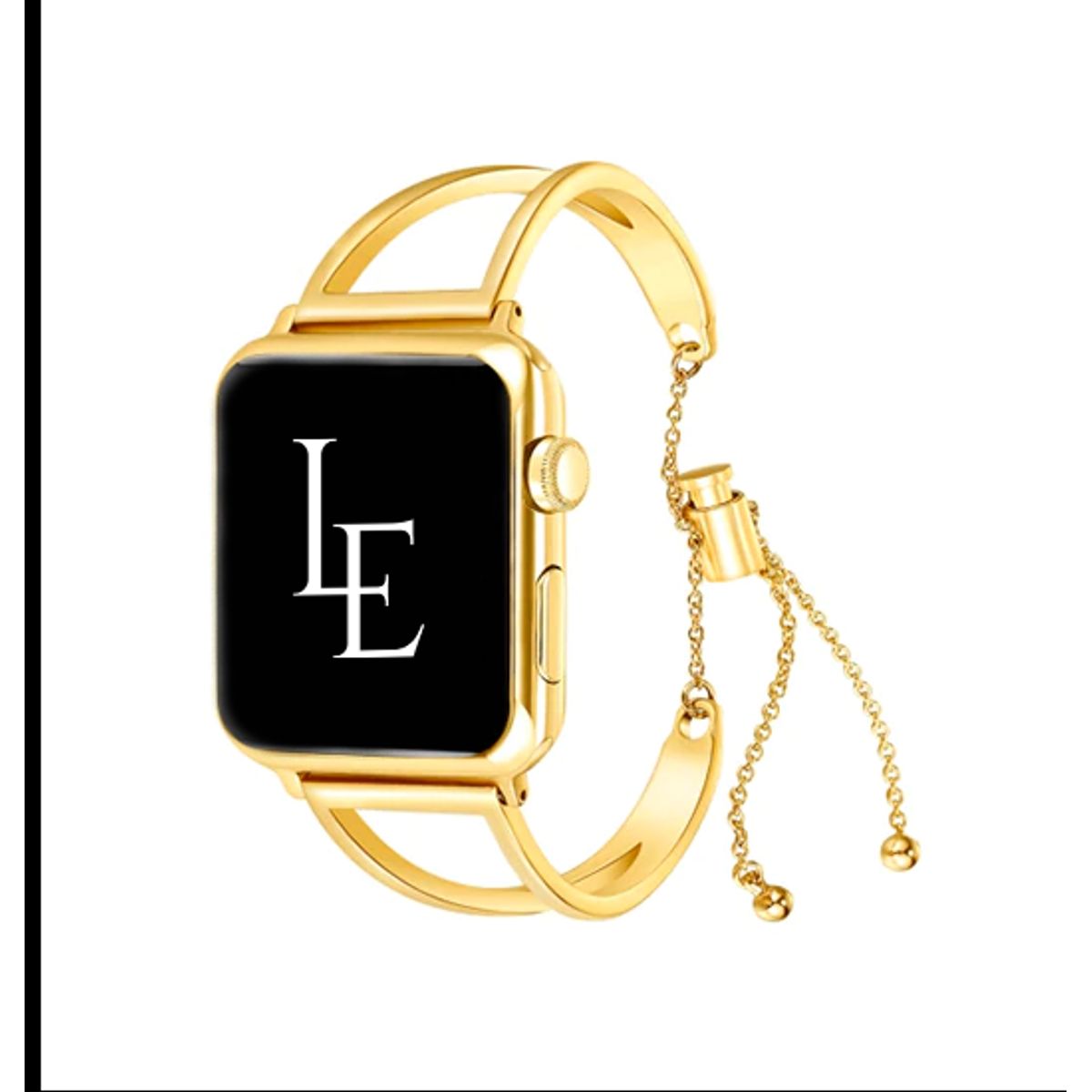 Apple Watch (42/44/SE/45/46/49mm) - L'Empiri&trade; Dame Stål Rem - Guld