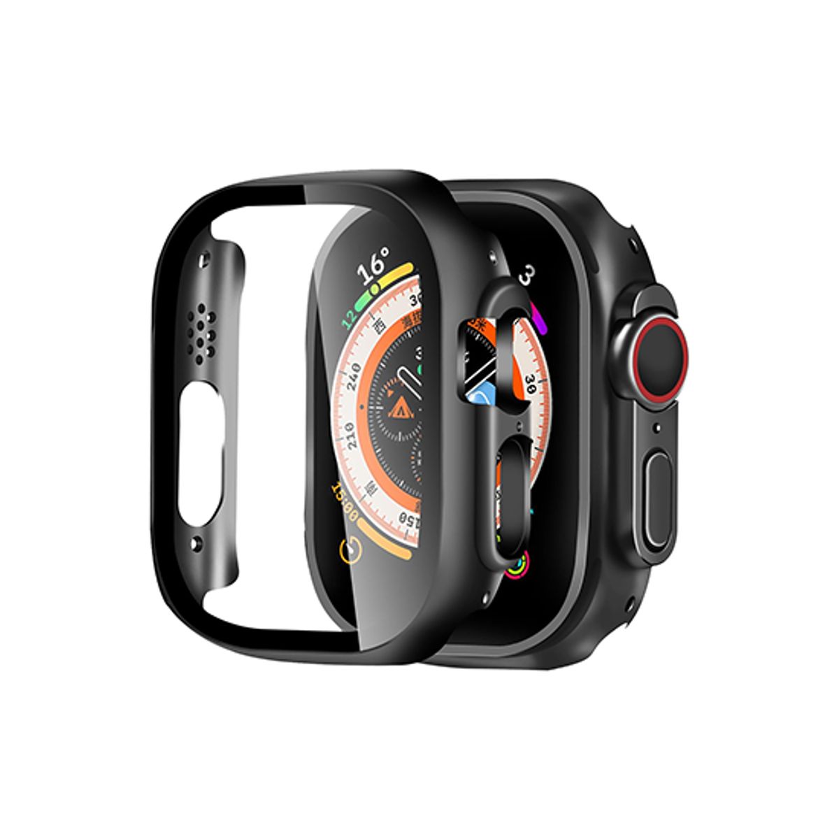 Apple Watch Ultra 1/2 (49mm) - LITO® Full 360° Cover - Sort