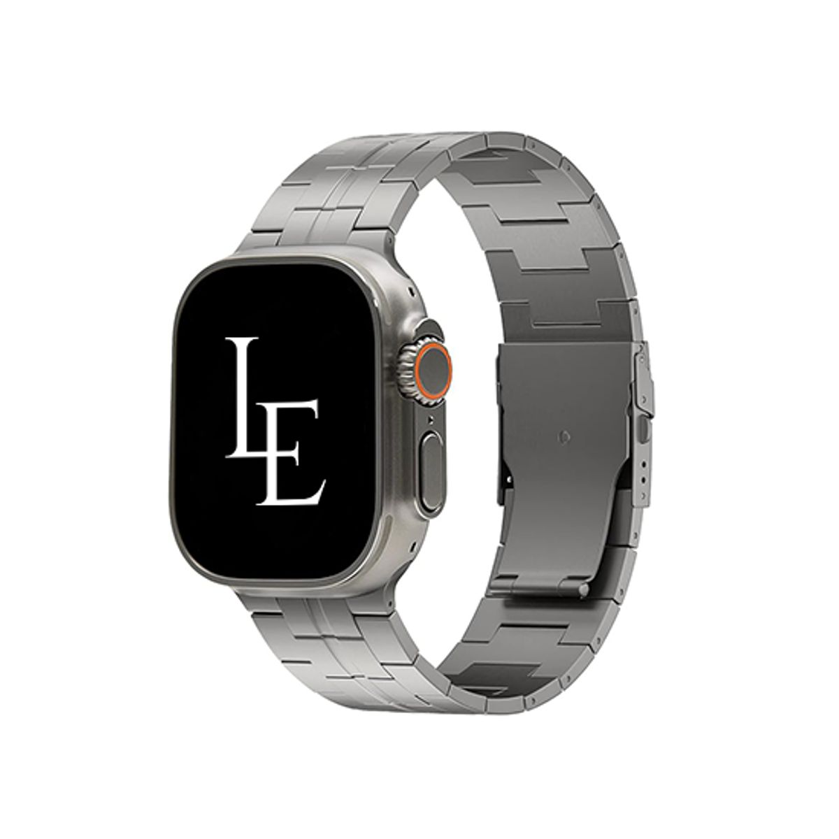 Apple Watch (42/44/SE/45/46/49mm) - L'Empiri&trade; X35 Ægte Titanium Rem - Natural