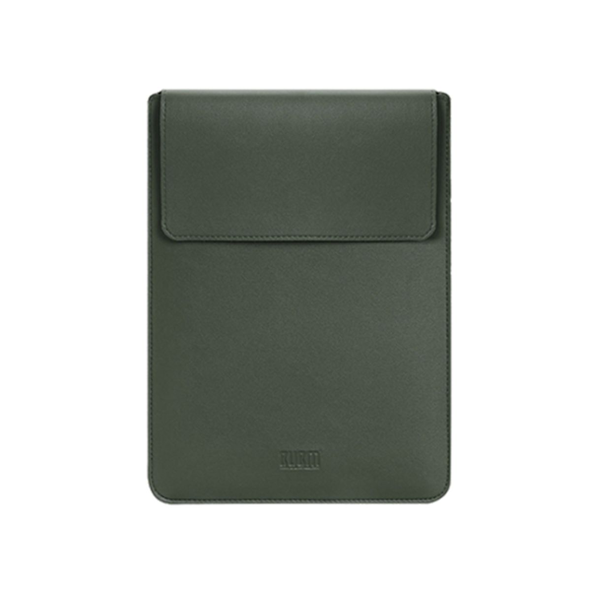 iPad Pro 11" (2020) - BUBM® - Vertigo Læder Sleeve / Cover - Mørkegrøn