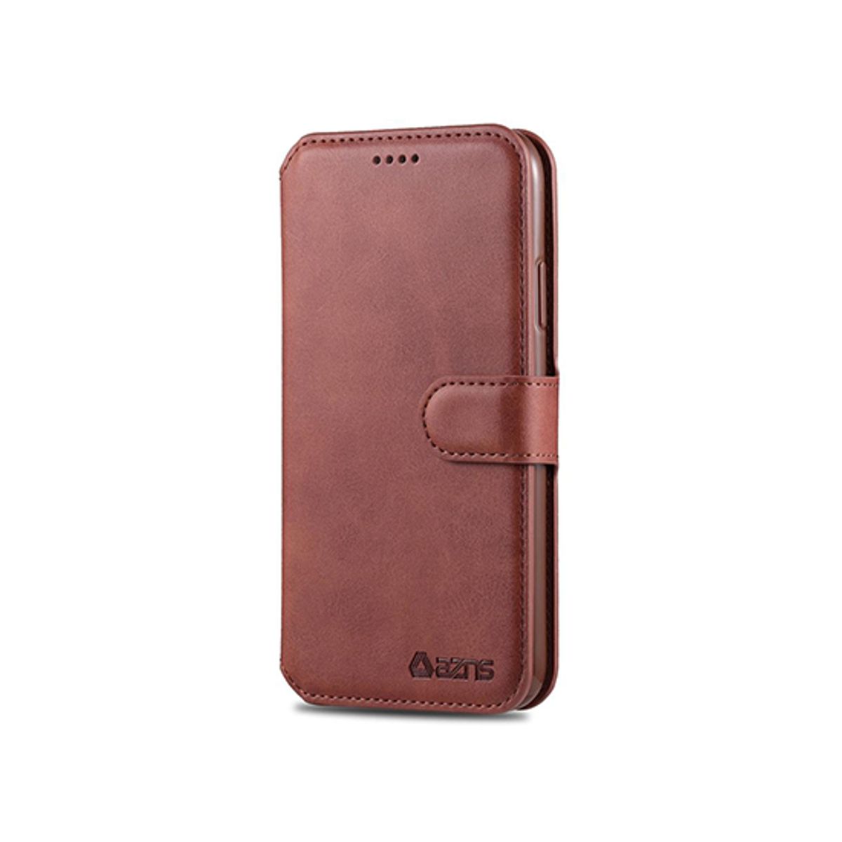 iPhone 11 - AZNS&trade; Diary Læder Etui / Taske M. Pung - Brun