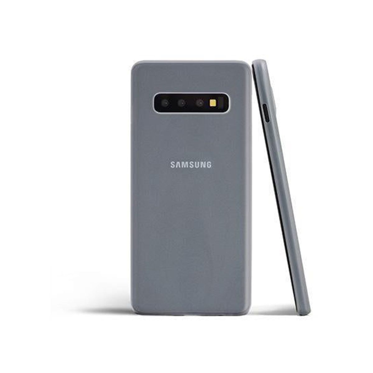 Samsung Galaxy S10 - Ultratynd Matte Series Cover V.2.0 - Hvid/Klar