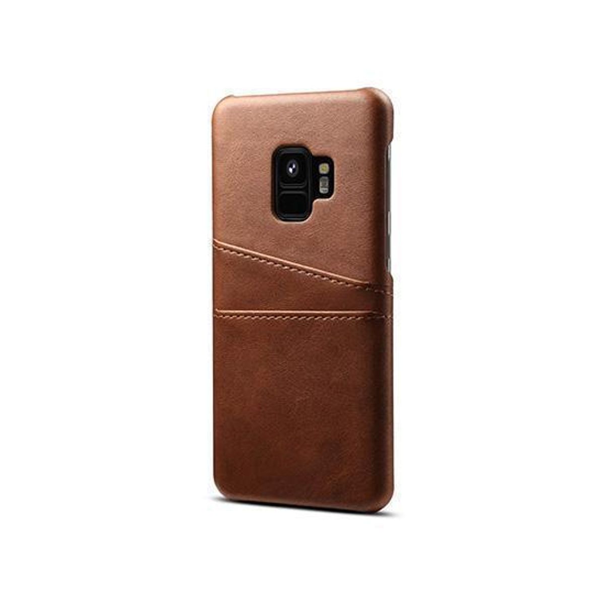 Samsung Galaxy S9 - NX Design Læder Bagcover - Brun