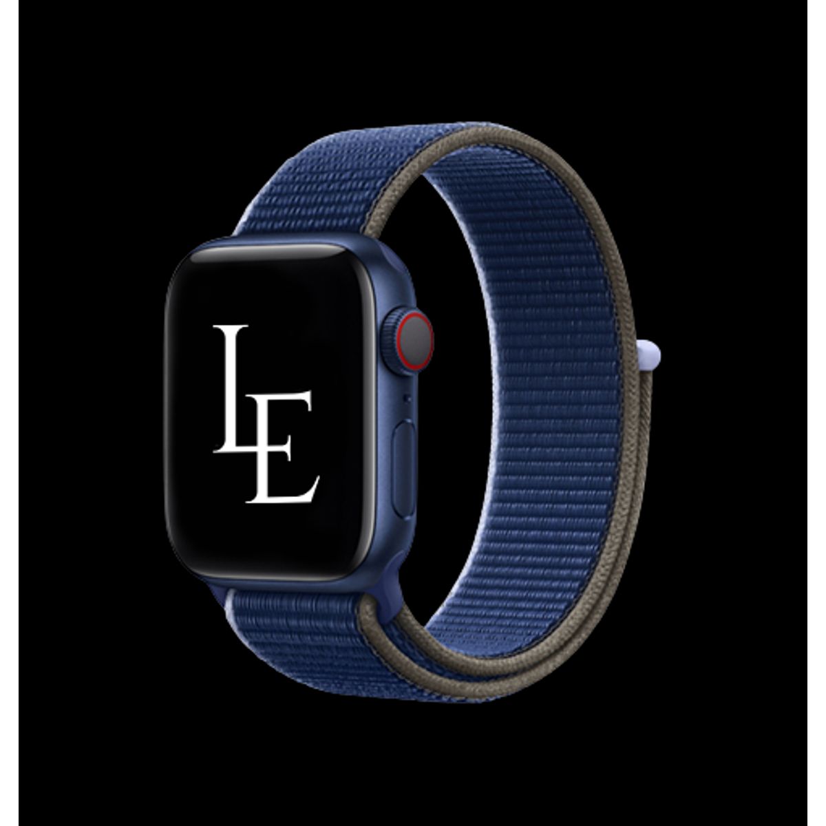 Apple Watch (38/40/SE/41/42mm) - L'Empiri&trade; Sport+ Nylon Velcro Rem - Navy