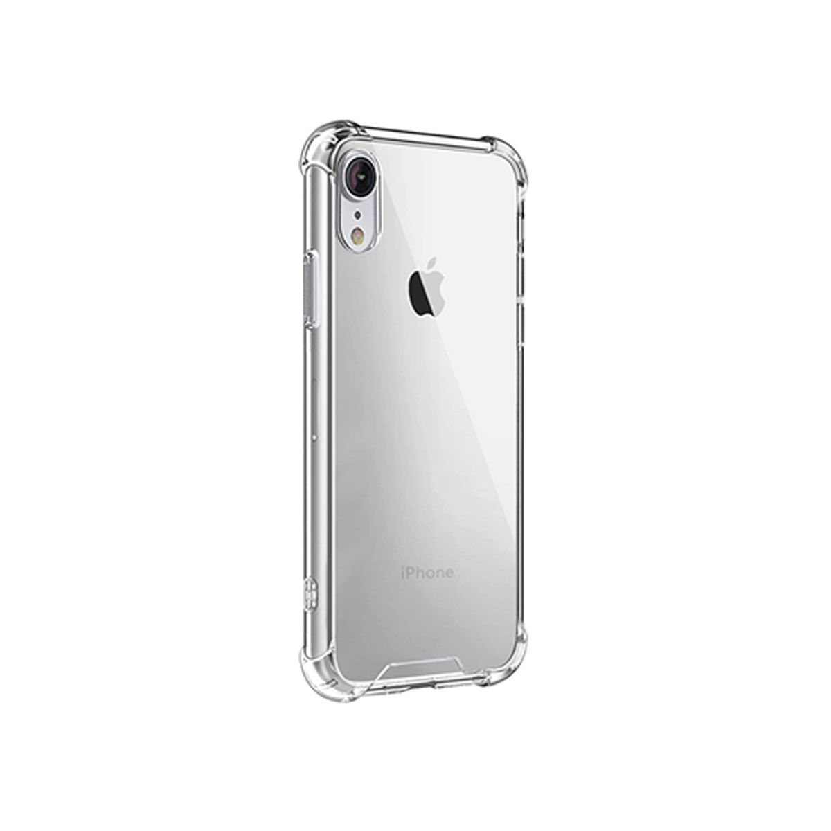 iPhone XR - Silent Stødsikker Silikone Cover - Gennemsigtig