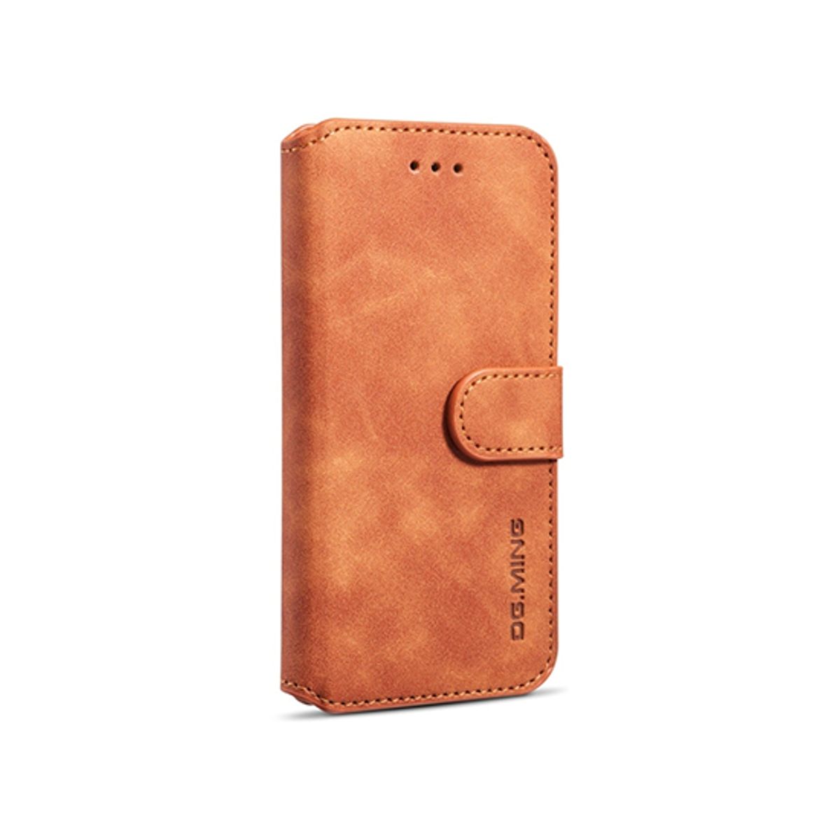 iPhone 6/6s - DG.MING&trade; Classical Læder Etui / Taske M. Pung - Brun