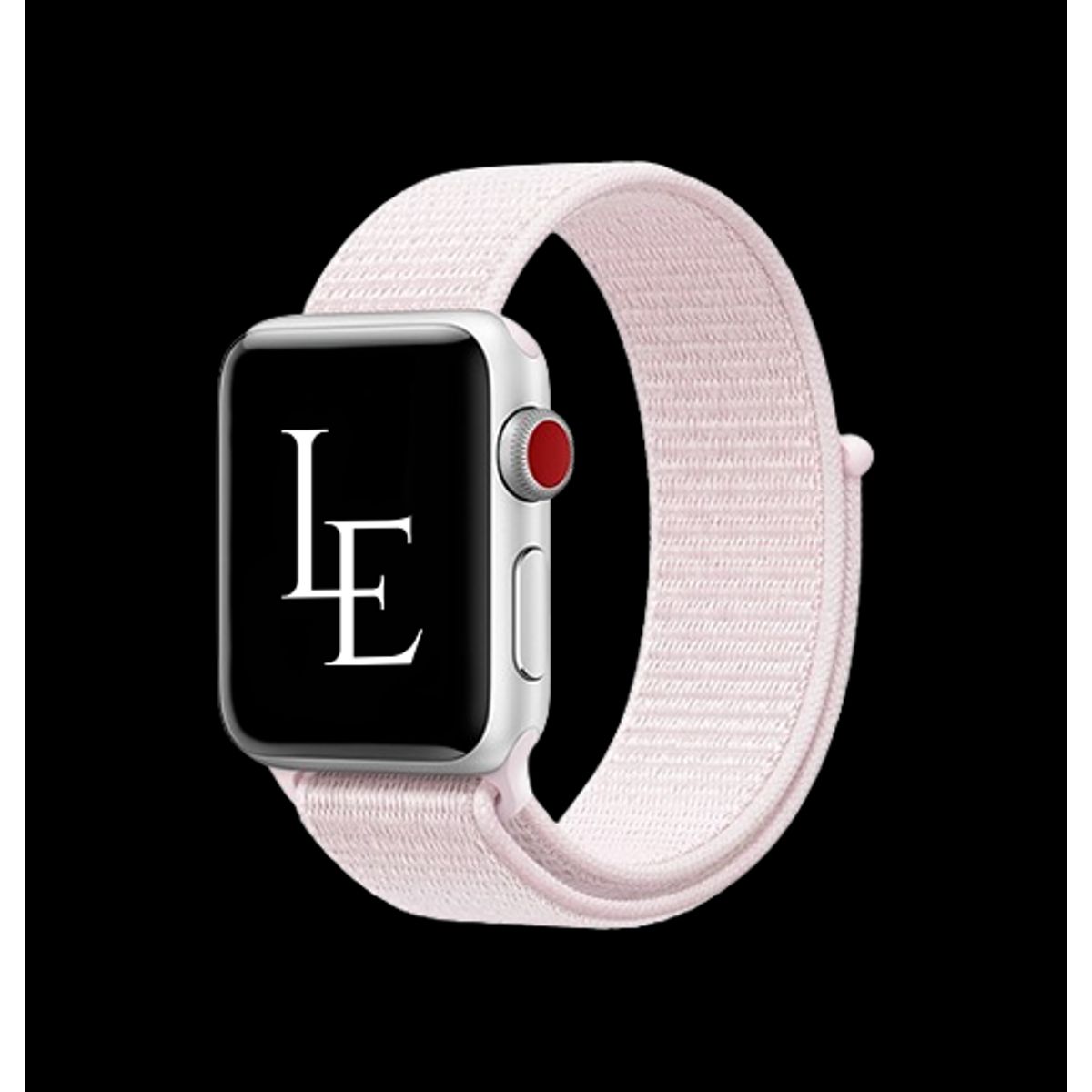 Apple Watch (38/40/SE/41/42mm) - L'Empiri&trade; Nylon Velcro Rem - Pink