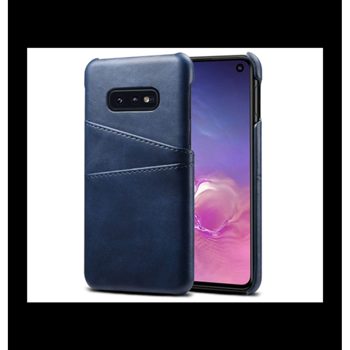 Samsung Galaxy S10e - NX Design Læder Bagcover - Blå