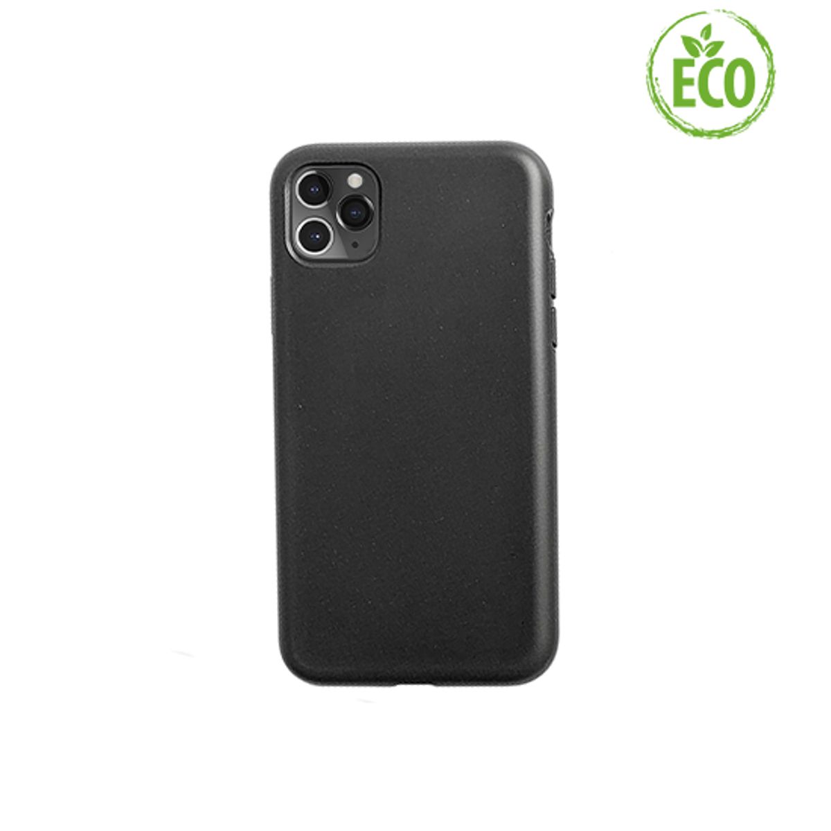 iPhone 11 Pro Max - EcoCase&trade; 100% Plantebaseret Cover - Sort