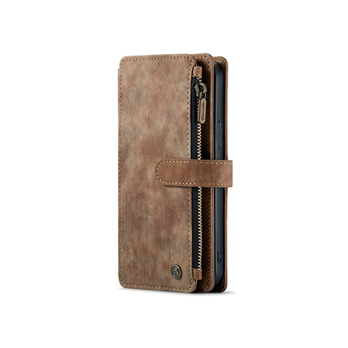 iPhone XR - CaseMe&trade; Multifunktionel Læder Etui / Pung - Brun