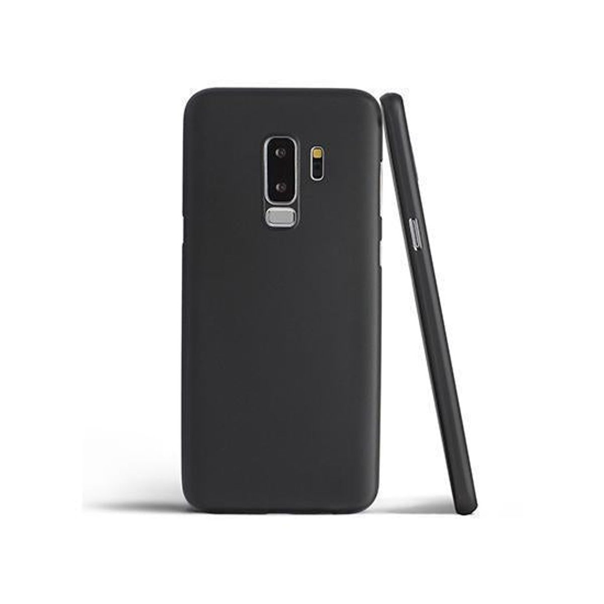 Samsung Galaxy S9+ (Plus) - Ultratynd Matte Series Cover V.2.0 - Sort/Gennemsigtig