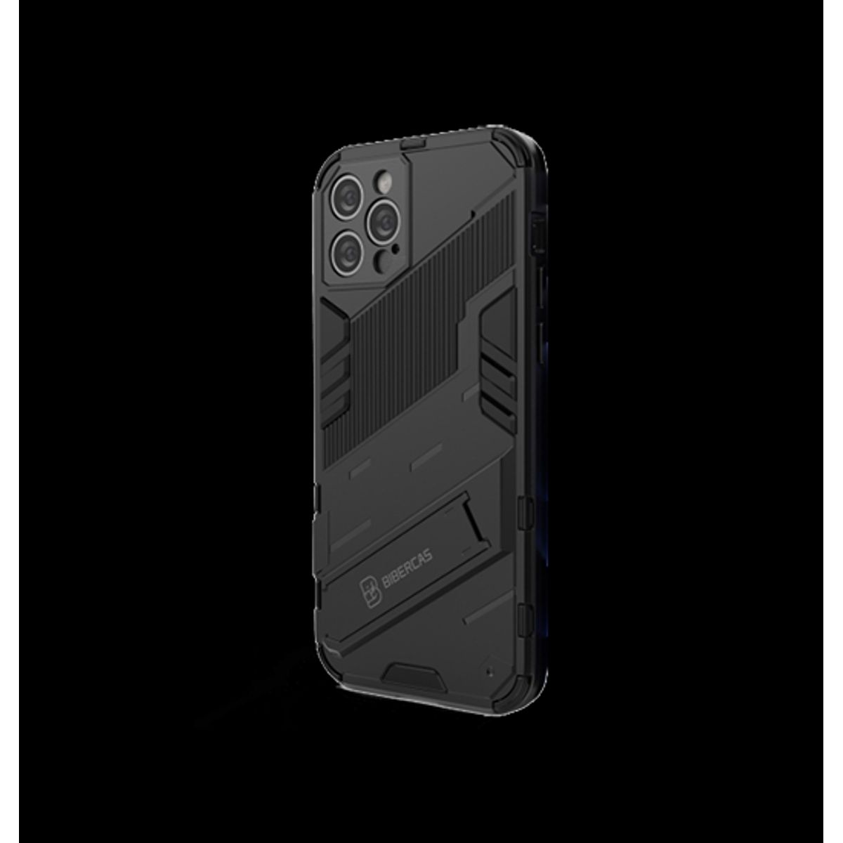 iPhone 11 Pro - Eagle&trade; PRZ Stødsikkert Cover M. Kickstand - Sort