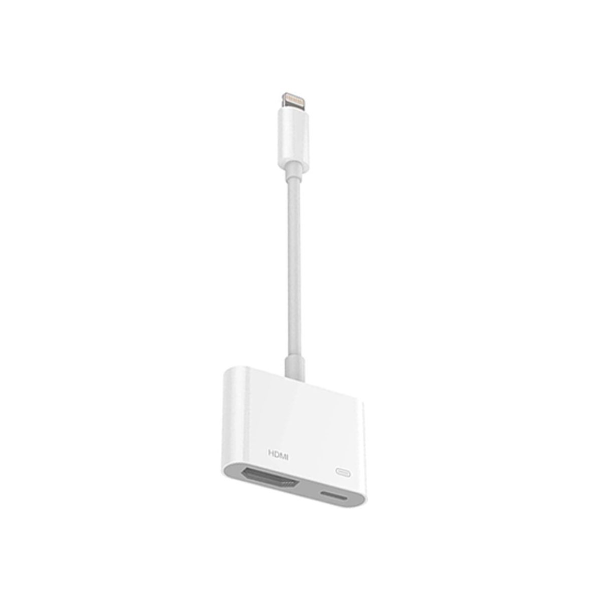 Lightning til HDMI Adapter - 1080P - 12cm - Hvid