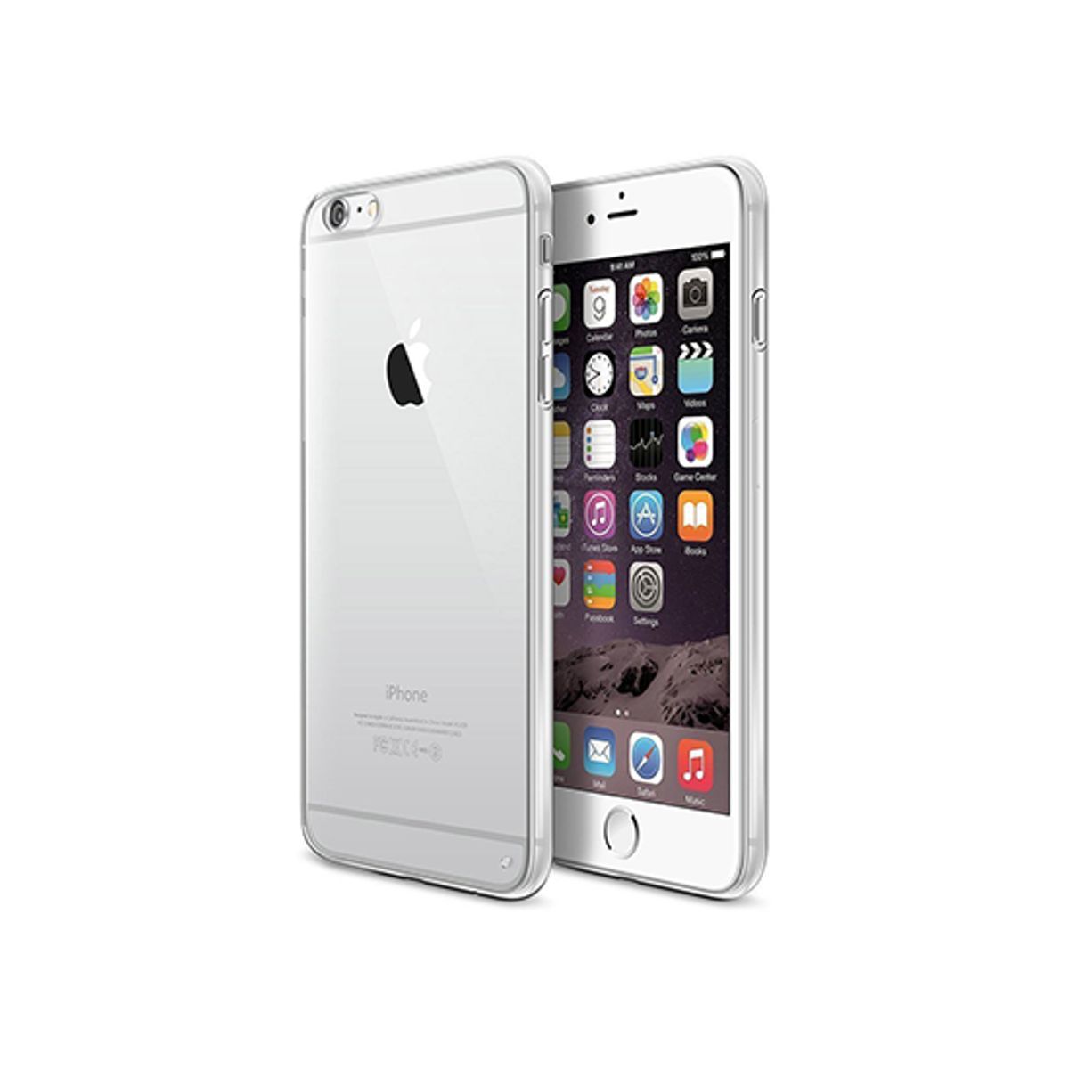 iPhone 6/6s - DeLX&trade; Ultra Silikone Cover - Gennemsigtig