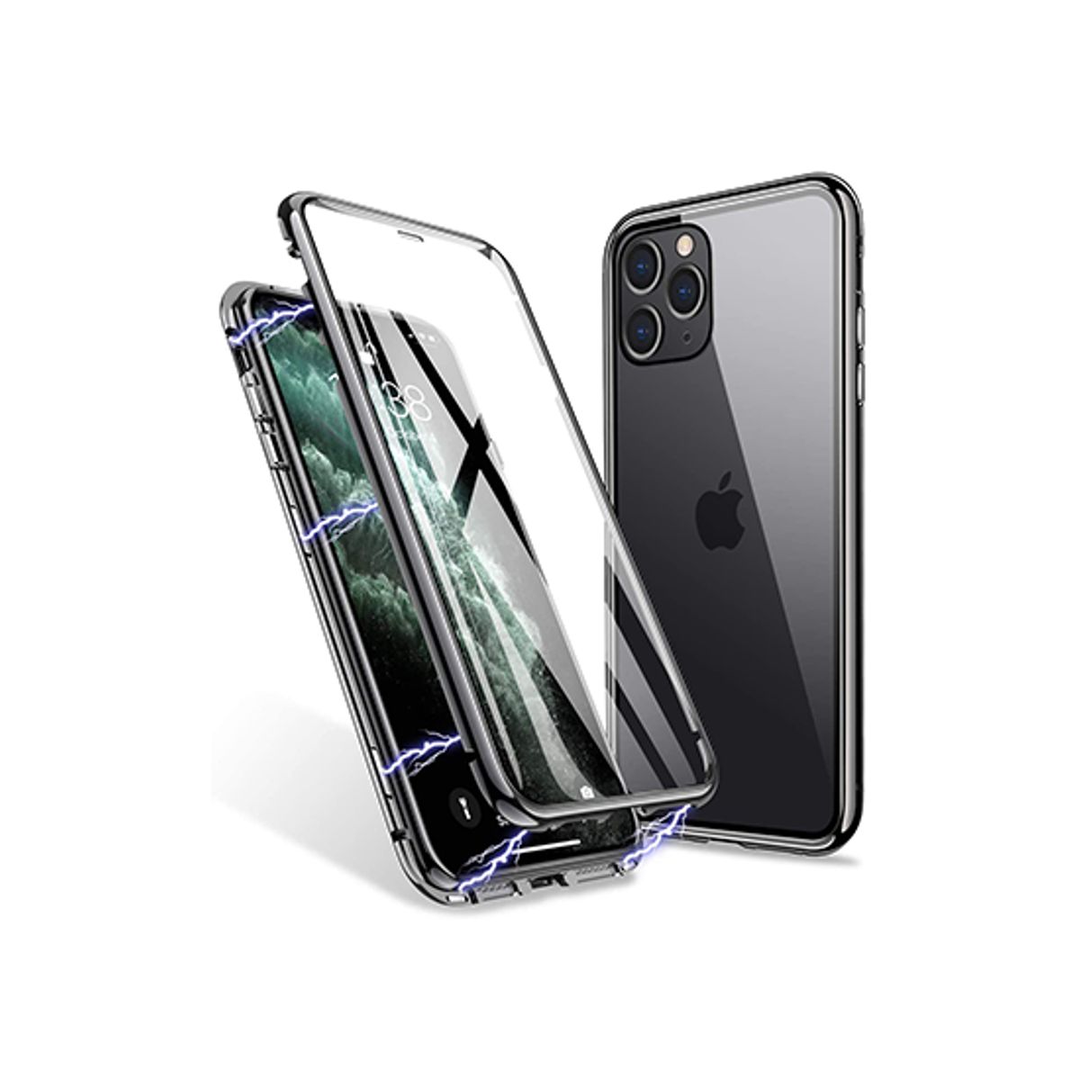 iPhone 11 Pro - CaseMe&trade; 360° Cover Magnetisk m. Hærdet Beskyttelseglas