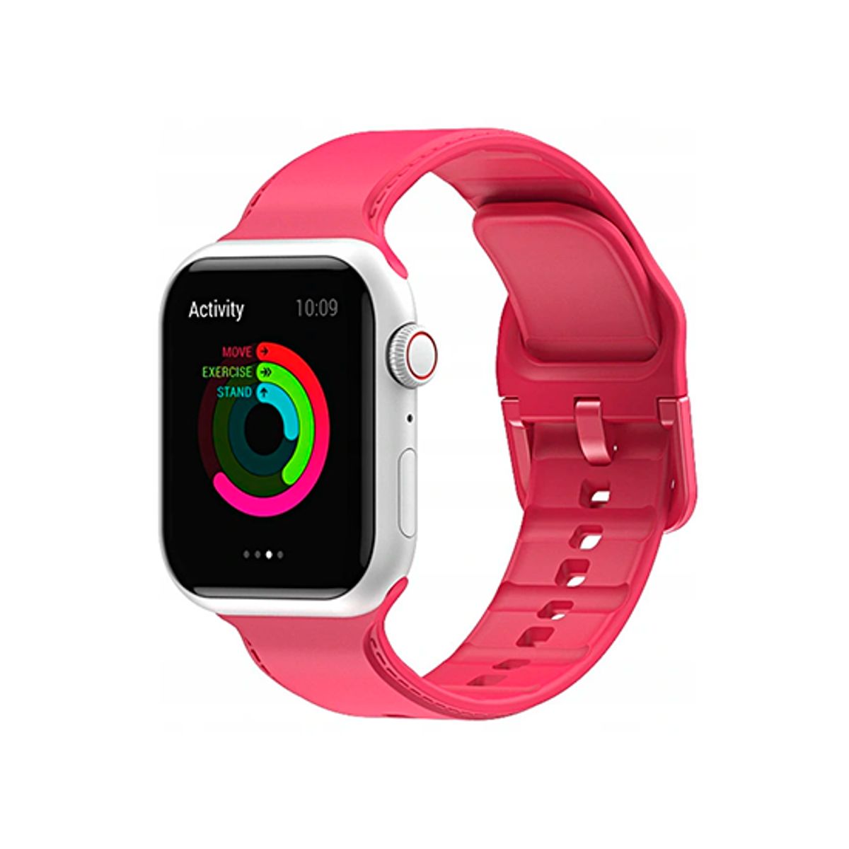 Apple Watch (42/44/SE/45/46/49mm) - CANDY&trade; Silikone Sportsrem - Rød