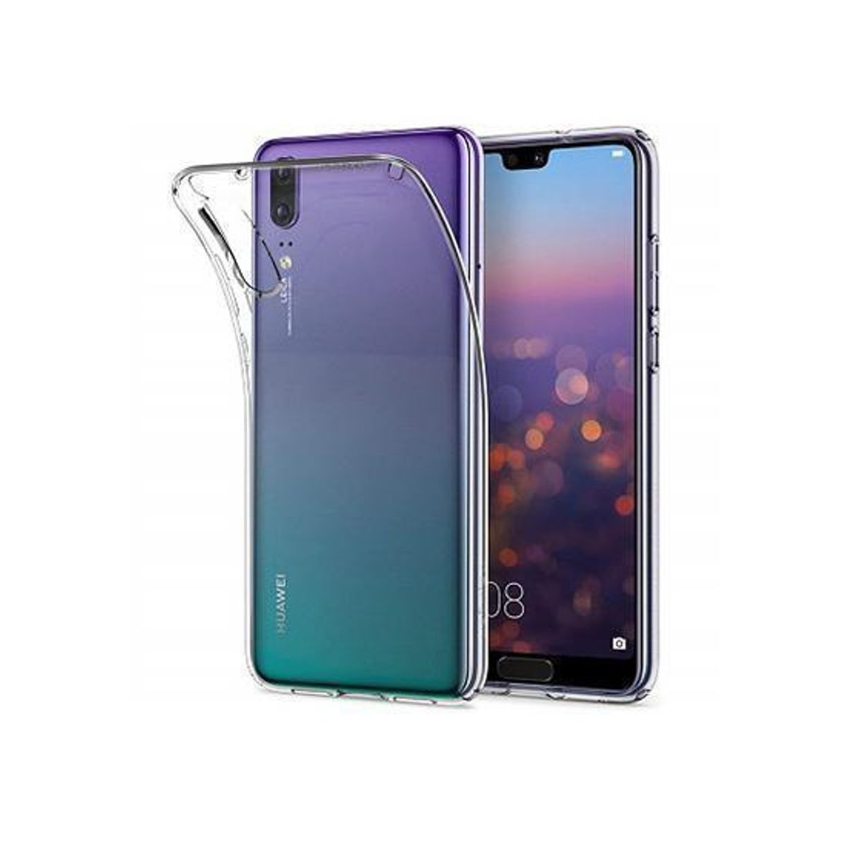 Huawei P20 - Ultra-Slim Silikone Cover - Gennemsigtig