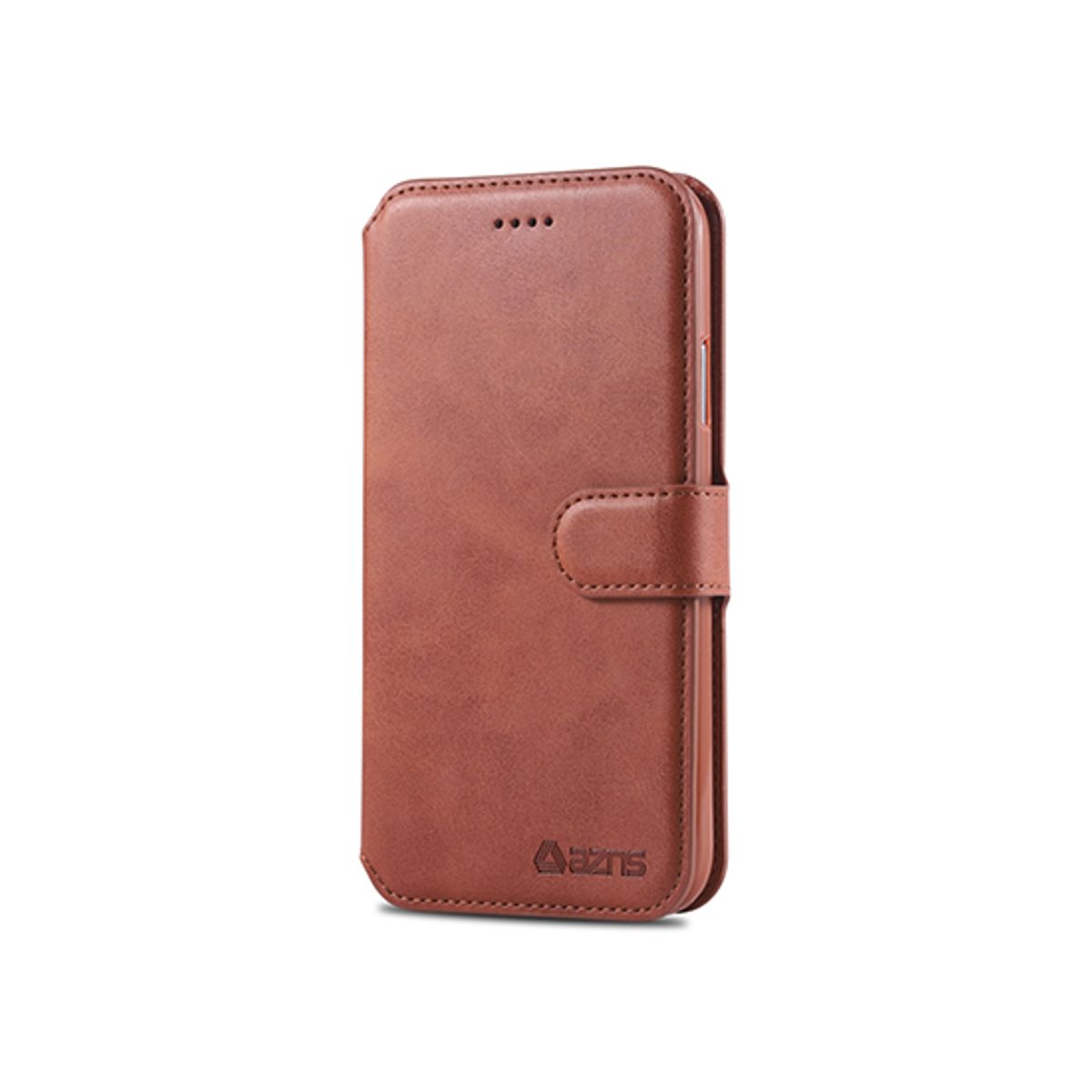 iPhone XR - AZNS&trade; Diary Læder Etui / Taske M. Pung - Brun