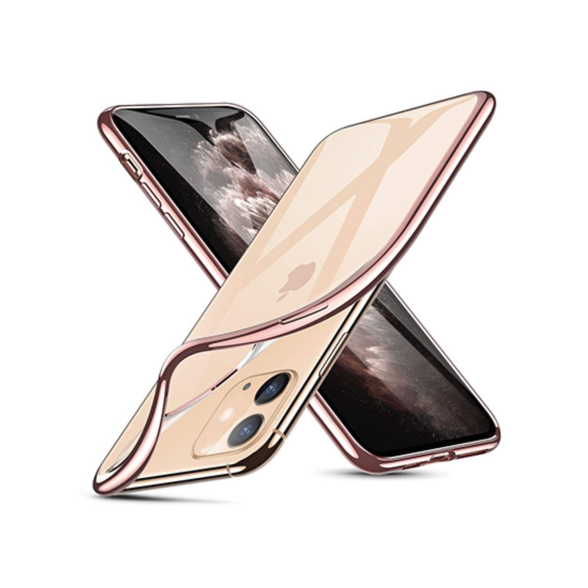 iPhone 11 - Valkyrie Silikone Hybrid Cover - RoseGuld