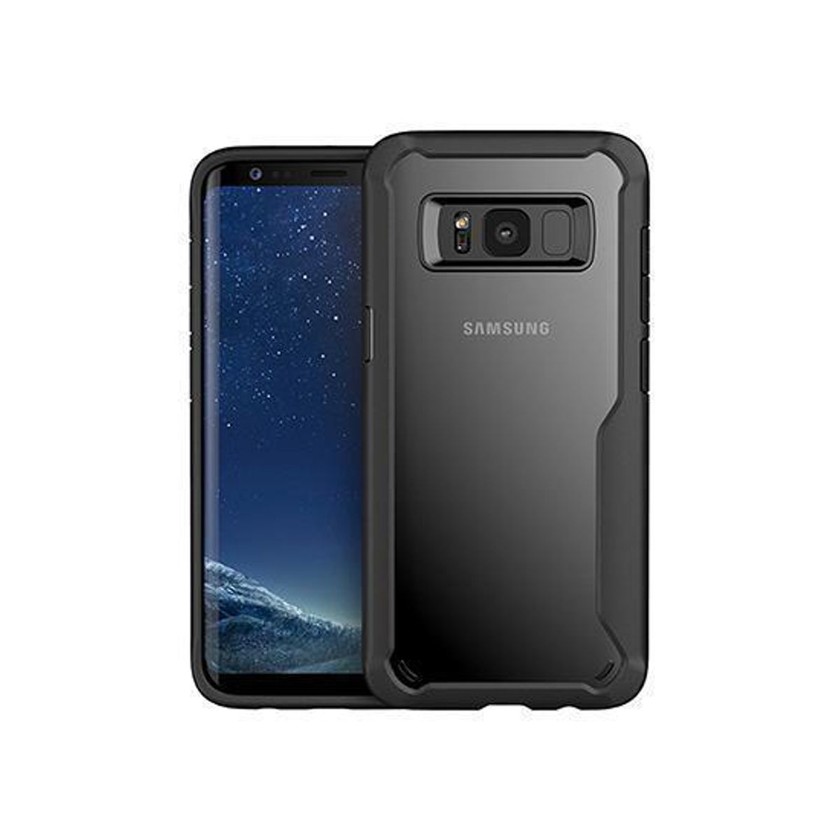 Samsung Galaxy S8+ - ImpactShield Håndværker Cover - Sort