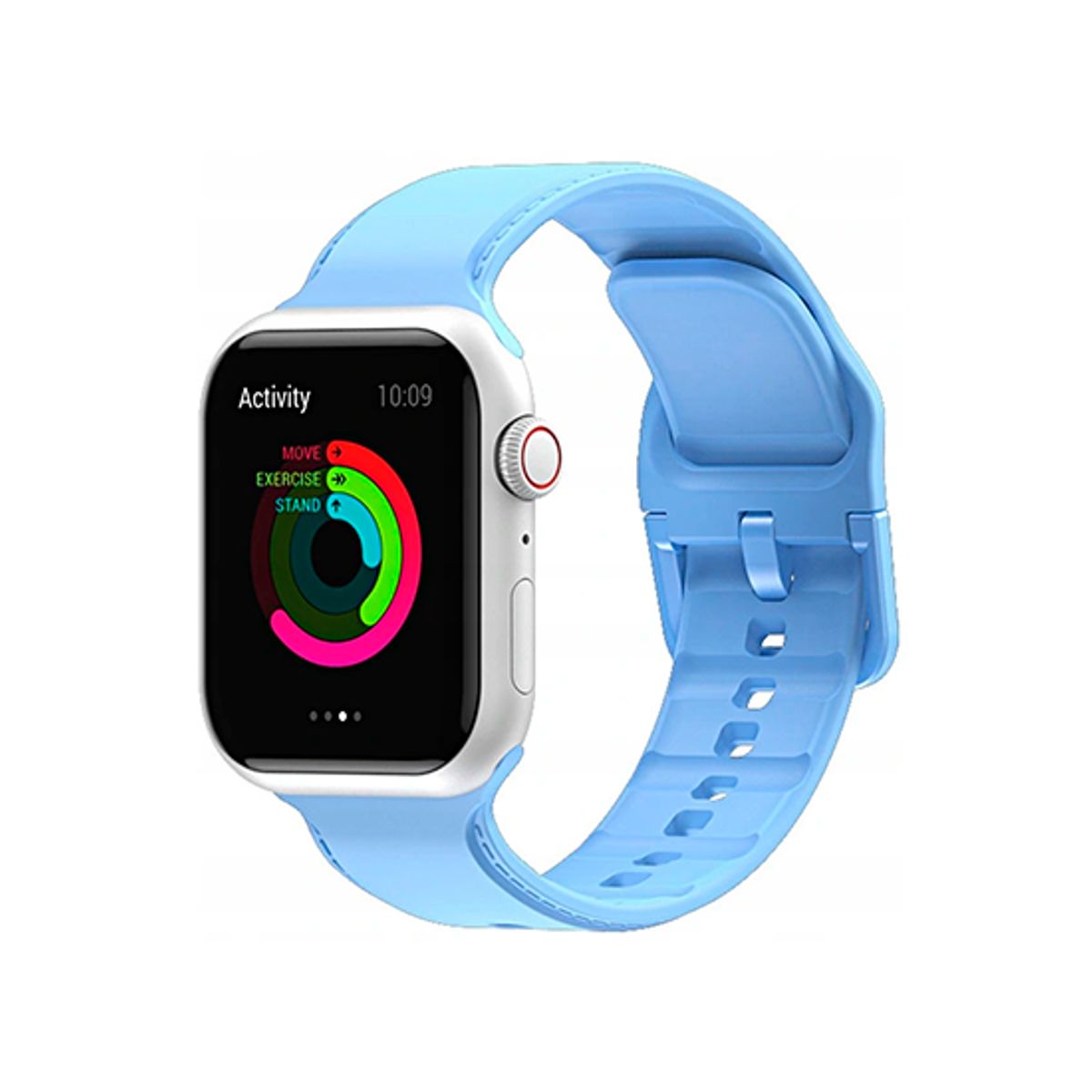 Apple Watch (42/44/SE/45/46/49mm) - CANDY&trade; Silikone Sportsrem - Blå