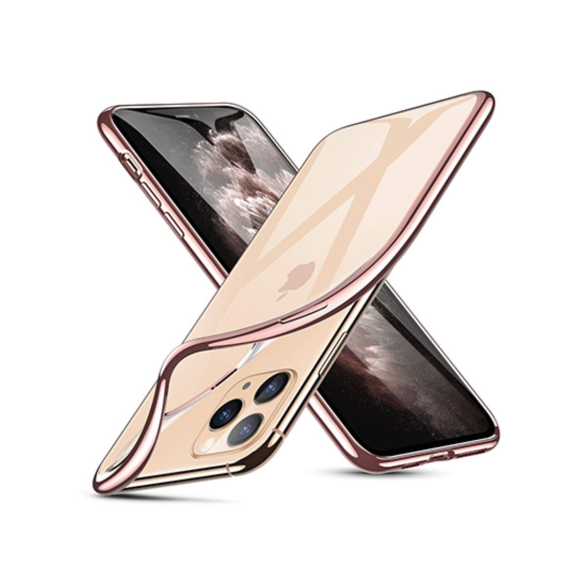 iPhone 11 Pro Max - Valkyrie Silikone Hybrid Cover - RoseGuld