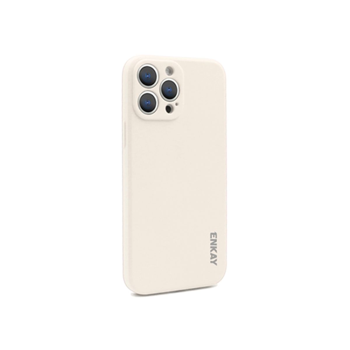 iPhone 13 Pro - ENKAY&trade; Smooth Silikone Cover - Beige