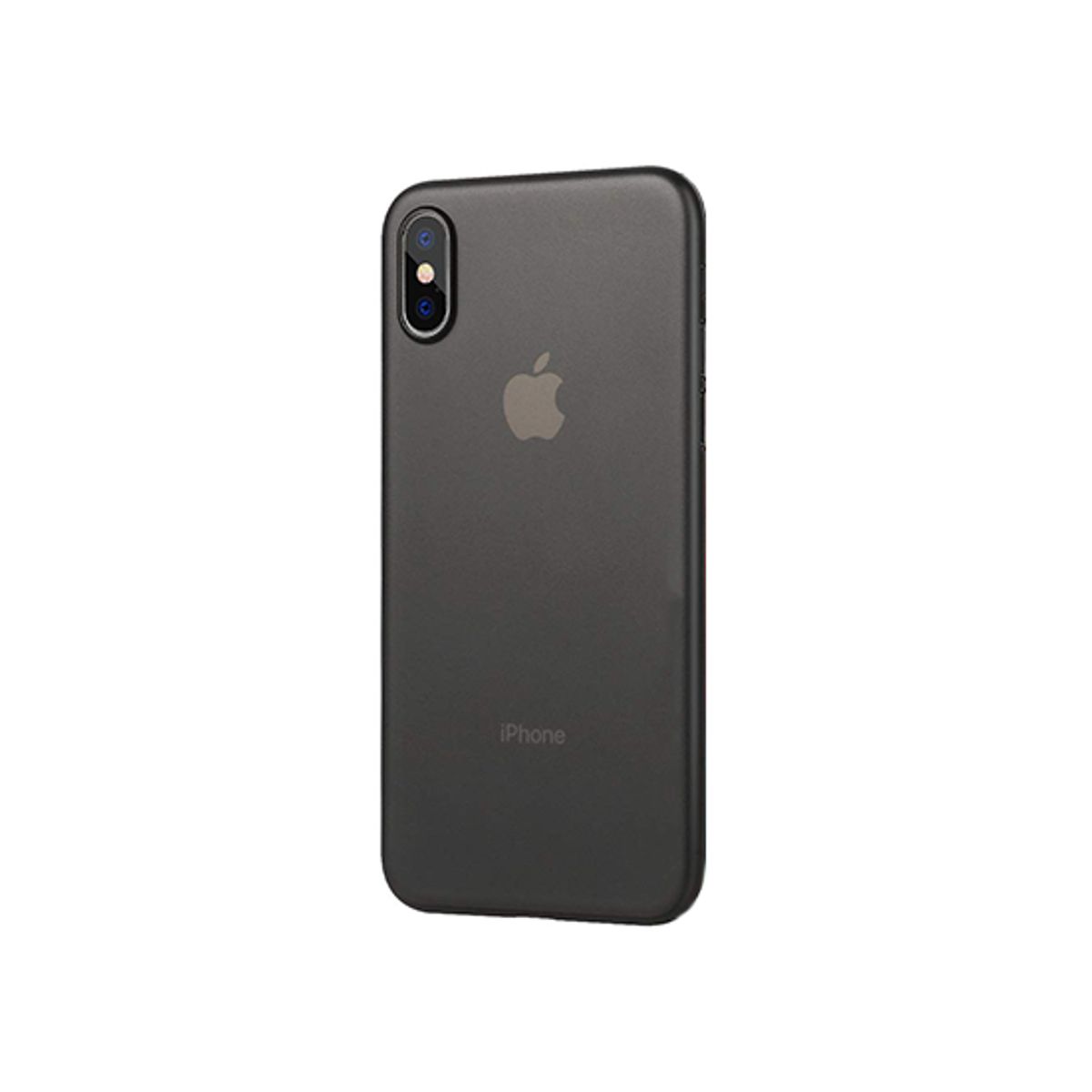 iPhone XS Max - Valkyrie Ultra-Tynd Cover - Sort/Gennemsigtig