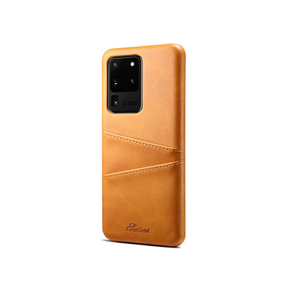 Samsung Galaxy S20+ (Plus) - NX Design Læder Bagcover - Lysebrun