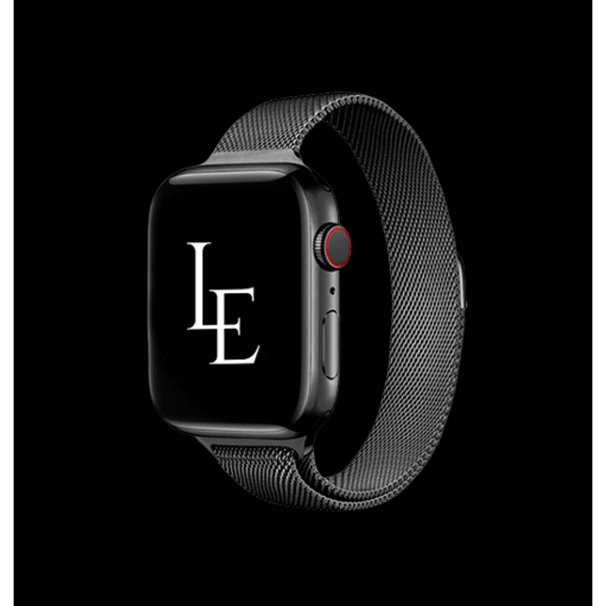 Apple Watch (42/44/SE/45/46/49mm) - L'Empiri&trade; Milanese Thin Loop - Sort