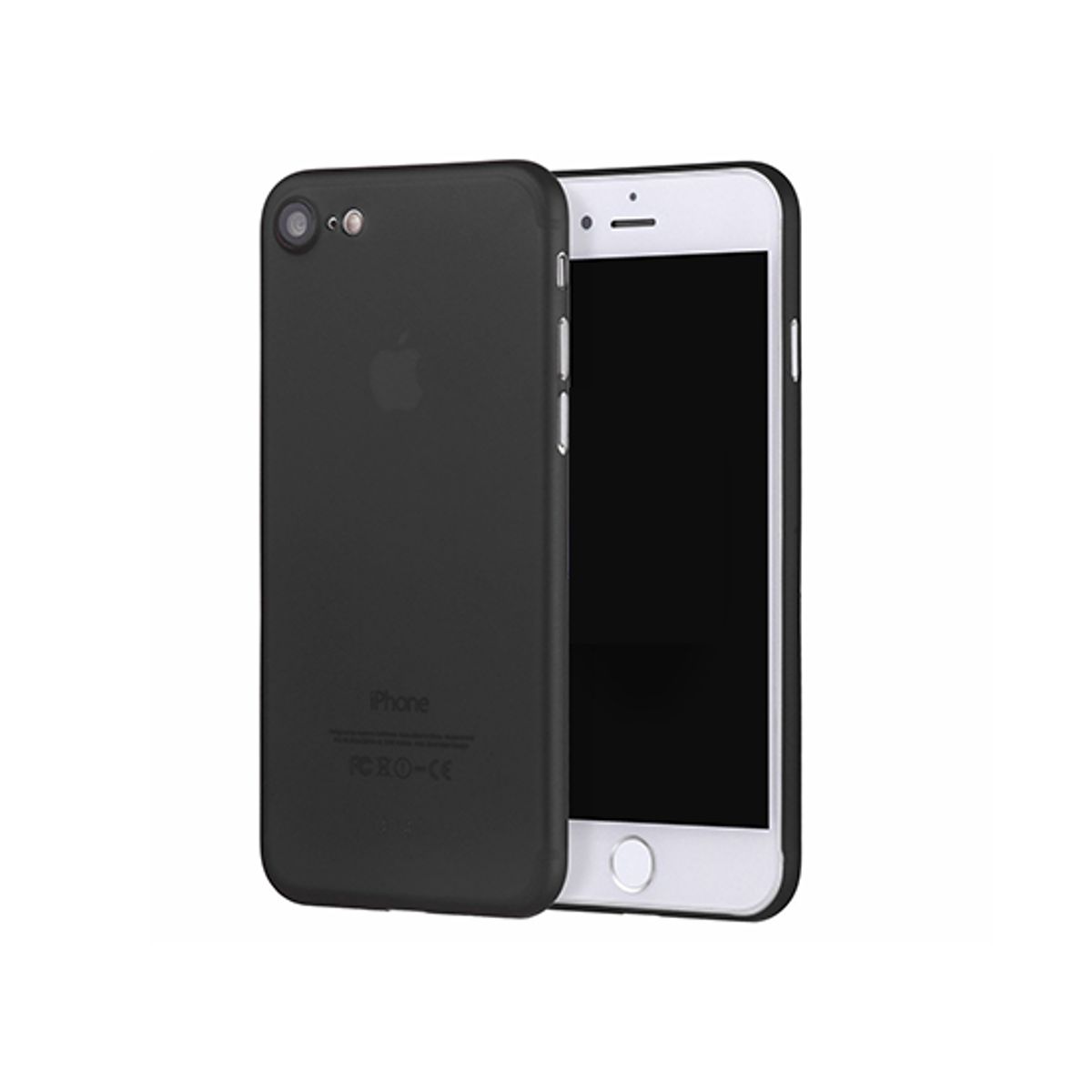 iPhone 7/8/SE(2020/2022) - Valkyrie Ultra-Tynd Cover - Sort/Gennemsigtig