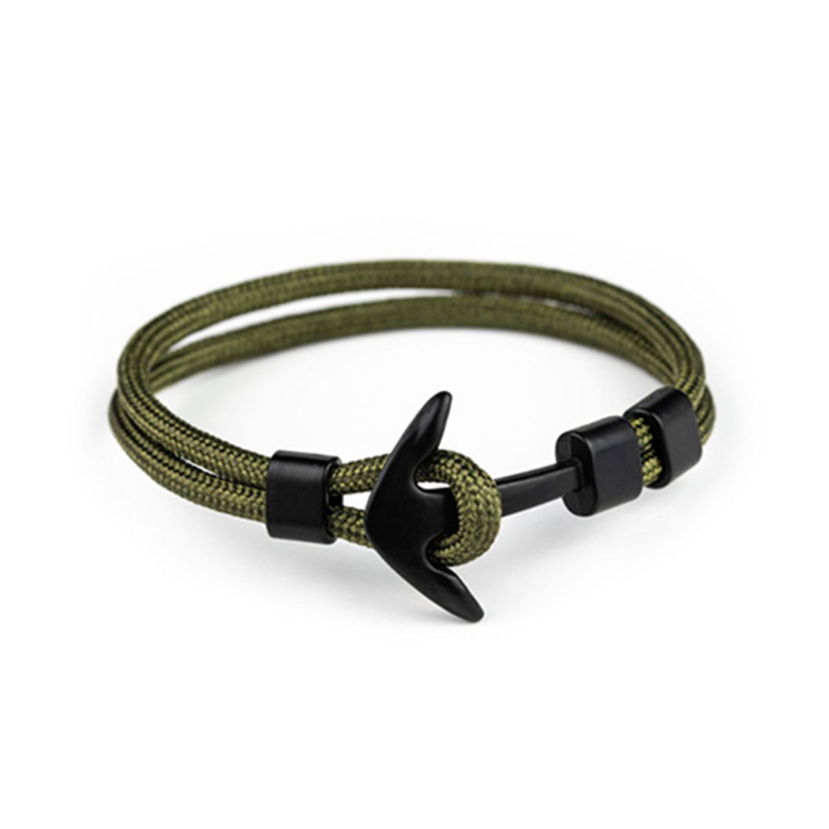 Deluxe&trade; - Nylon Anker Armbånd - Onesize - Green