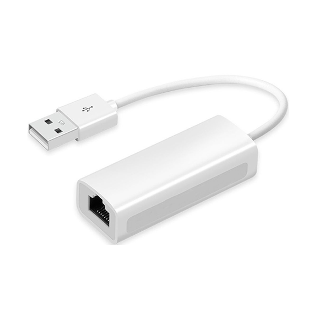 USB-A til Ethernet Adapter Kabel - Hvid