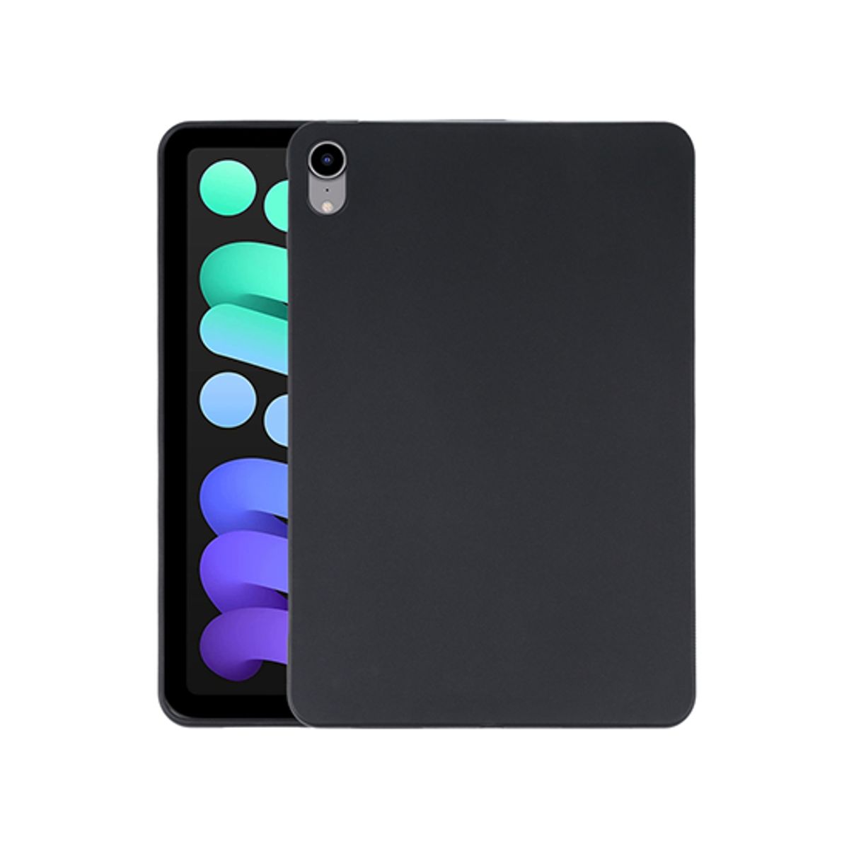 iPad Mini (2021/2024) - DeLX&trade; Ultra Silikone Cover - Sort