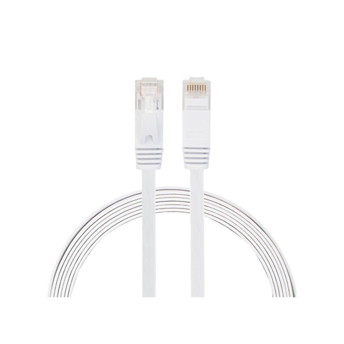 CAT6 Ultra Tynd Ethernet - LAN Kabel - 2M - Hvid