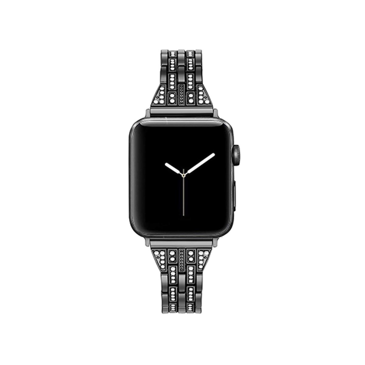 Apple Watch (42/44/SE/45/46/49mm) - Koh-i-Noor Dame Urlænke - Sort