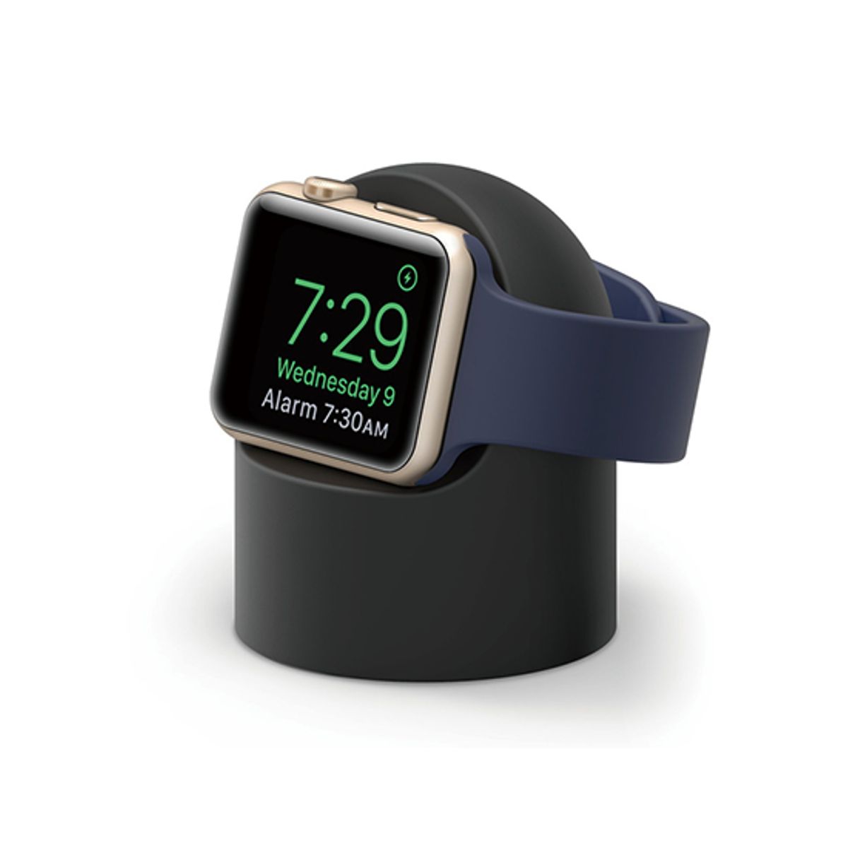 Apple Watch - Night Stand Oplader Stander - Sort