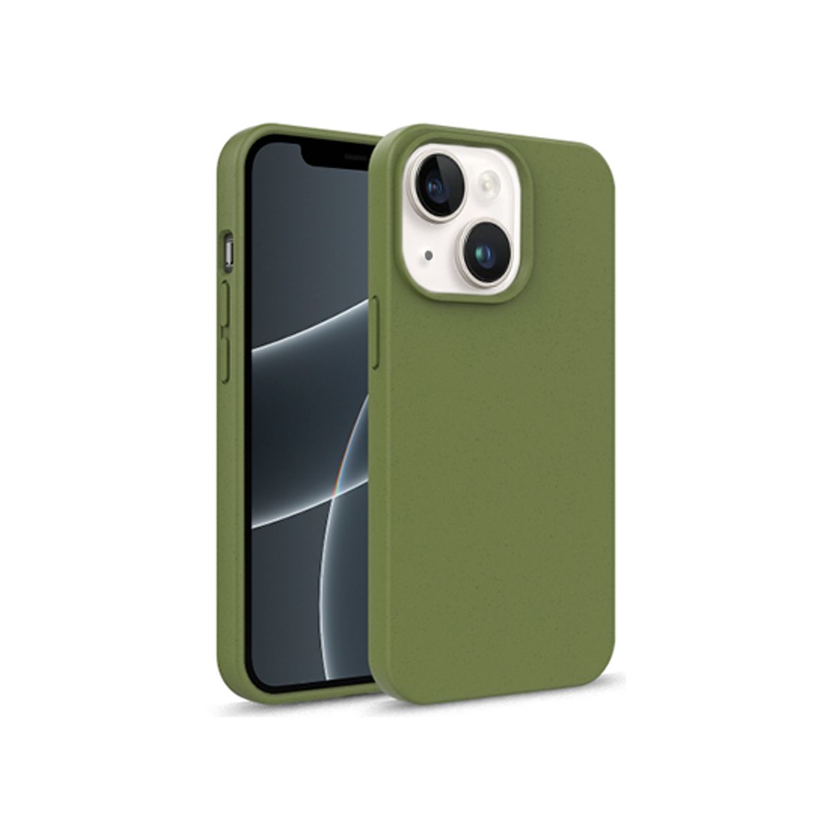 iPhone 13 - EcoCase&trade; 100% Plantebaseret Cover - Mørkegrøn